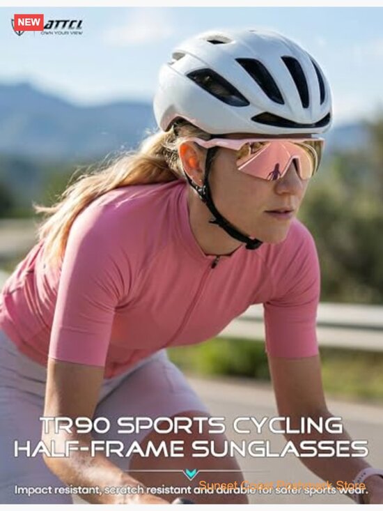 UV400 Protection Sports Sunglasses Wrap Around Running Cycling Fishing main image 4